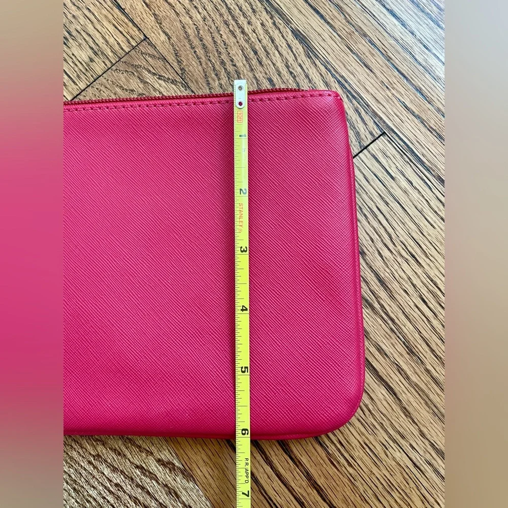 Chico's Red Clutch, Suede Tassel, NWOT - Picture 10 of 10